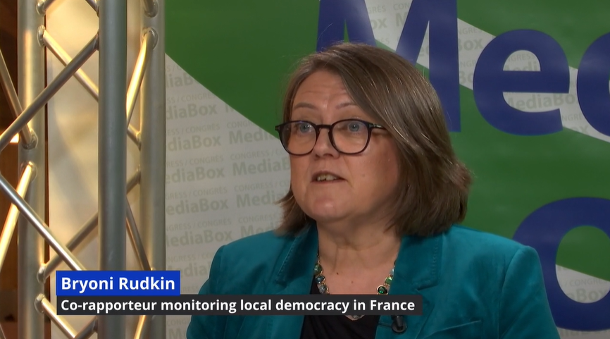 Bryony Rudkin, Co-rapporteur monitoring local democracy in France